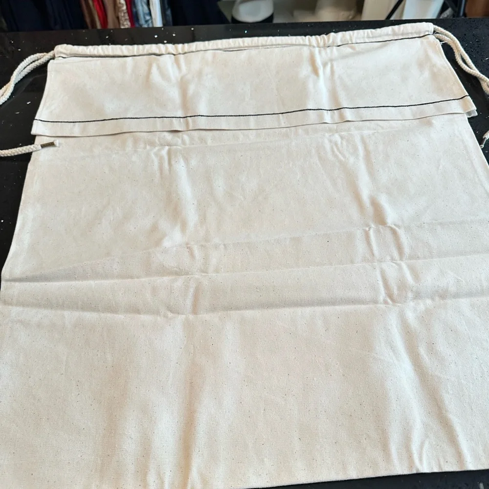 Pottery Barn Travel Laundry Bag // Letter K + S